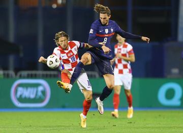 Adrien Rabiot y Luka Modric.