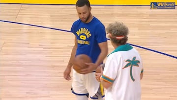 Actor de Hollywood calienta con Curry y los Warriors