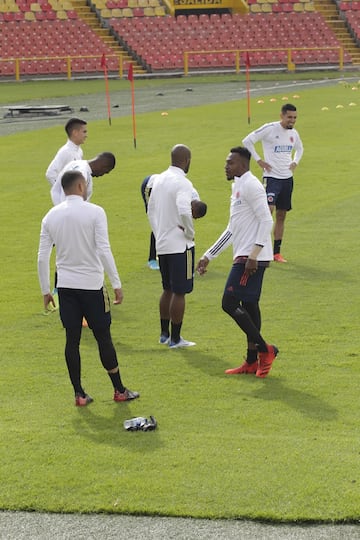 El equipo de Héctor Cárdenas tuvo su última práctica en El Campín de Bogotá antes de viajar a España para el amistoso ante Arabia Saudita.