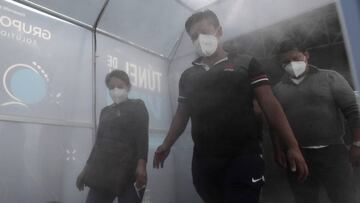 'Túnel de la vida' en Chile: qué es y cómo funciona la desinfección