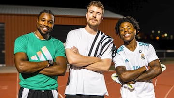 IShowSpeed casi gana una carrera ante Noah Lyles avalada por Mr Beast