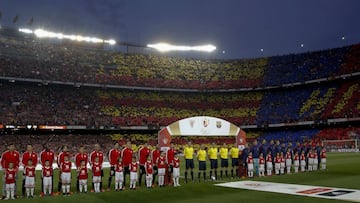 Final de Copa entre Athletic y Bar&ccedil;a, en 2015.