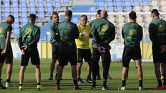 Entrenamiento de Las Palmas.