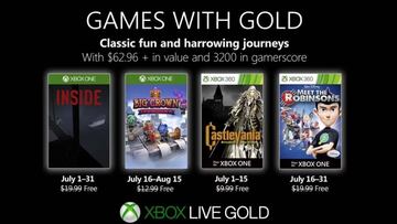 Anunciados los juegos gratis con Gold de julio 2019 en Xbox One