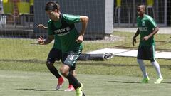 Aguilar sería la única novedad de Nacional ante Tolima