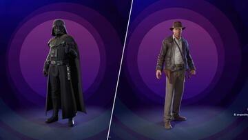 Darth Vader e Indiana Jones son skins del Pase de Batalla