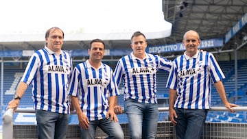 Lasheras, Codina, Tito y Eladio.