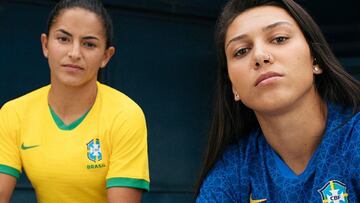 La selección brasileña femenina de fútbol estrena nueva camiseta sin las estrellas de la masculina