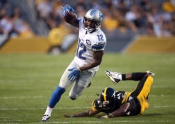 Por parte de los Steelers no jugaron ni Big Ben, ni Le'Veon Bell, Antonio Brown, Markus Wheaton, DeAngelo Williams... entre otros. En los Lions post-Megatron destacaron Orlovski a los mandos (164 yardas, 1 TD y 1 intercepción) y Andre Roberts (57 yardas, 1 TD) y el rookie Billingsley (33 yardas, 1 TD) reciviendo. El de la foto no es ninguno de los dos, es Jeremy Kerley (5 recepciones).