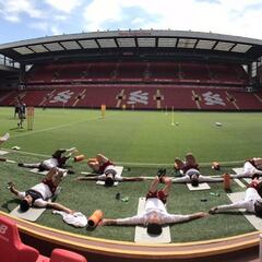 Milner y Can se entrenan en Anfield y apuntan a la final