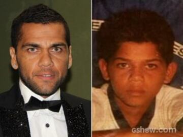 Dani Alves ha tenido varios cambios durante su vida. Ahí están las diferencias. 