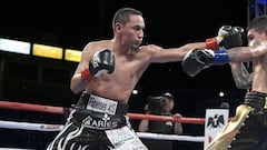 Juan Francisco Estrada durante un combate.