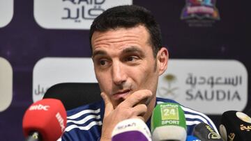 Scaloni: "Messi and Agüero will play in the Uruguay game"