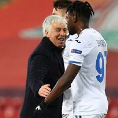 Gasperini quiere más efectividad de Duván Zapata y Luis Muriel