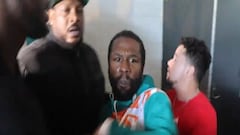 El tenso momento entre Mayweather y Paul: ¡a los golpes antes del combate!