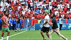 VAR disallows Argentina goal against Morocco after more than an hour at 2024 Olympics