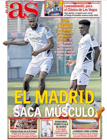 Las portadas de AS de julio