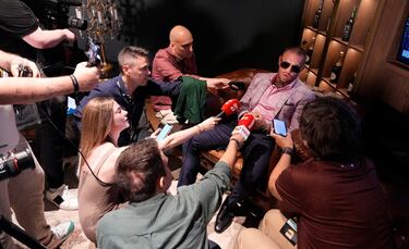 Conor Mcgregor, protagonista de la rueda prensa en el Hotel Hard Rock, presentando la velada de Bare Knuckle Fighting Championship (BKFC) entre Franco Tenaglia y Tony Soto.