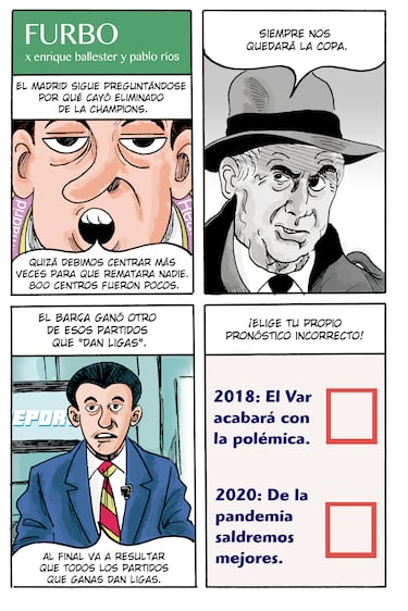 Ancelotti es Humphrey Bogart... en ‘Furbo’