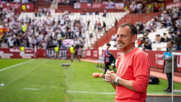 Alberto González, entrenador del Albacete,
