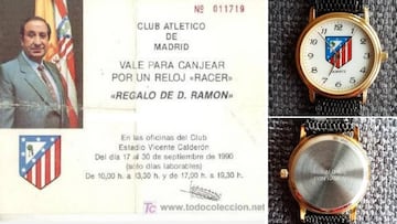 El d¨ªa que el Madrid regal¨® miles de relojes a los socios del Atleti