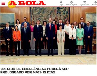 Lorenzo Sanz y Pedro S¨¢nchez, protagonistas espa?oles en la Prensa internacional