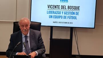 Del Bosque: "En mis 17 años en el Real Madrid siempre me sentí imprescindible, muy útil"
