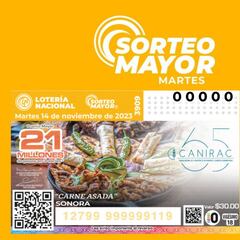 Resultados Sorteo Mayor 3909 del martes 14 de noviembre 2023: lista de ganadores y premios