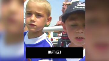 El tierno vídeo de Griezmann con 7 años junto a Zidane, Henry, Pires...