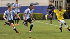 Colombia Olímpica iguala 0-0 con Argentina en EE.UU-