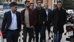 Los jugadores del Reus se reunieron en la sede de LaLiga con los sindicatos.