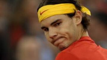 Nadal volvió a ser infiltrado para jugar ante Del Potro