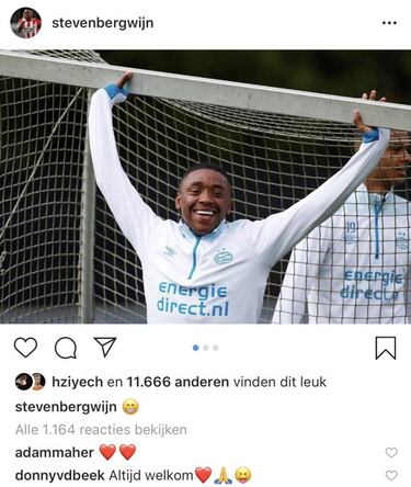 Guerra abierta entre Ajax y PSV por el traspaso de Bergwijn