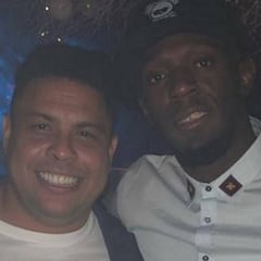 Bolt, cada vez más en el fútbol: reunión con Ronaldo en Madrid