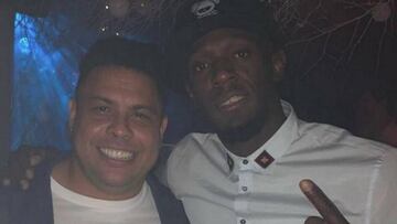 Bolt, cada vez más en el fútbol: reunión con Ronaldo en Madrid