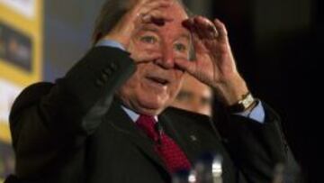 Núñez, en su regreso al Camp Nou se explayó a fondo y se sintió como en casa.