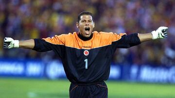 Óscar Córdoba, portero de la Selección Colombia que quedó campeón de la Copa América 2001