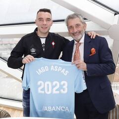 Iago Aspas renueva hasta 2023