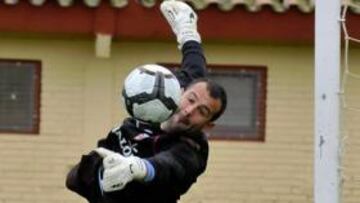 <b>SEGURIDAD. </b>Doblas intentará dejar la portería a cero para ayudar a su equipo a lograr el triunfo.