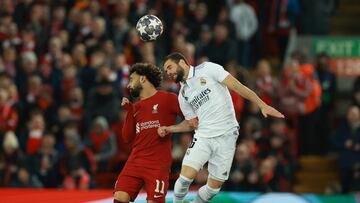 Liverpool’s fans loudly booed the Champions League anthem ahead of the Reds’ last-16 clash against Real Madrid on Tuesday.