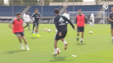 Bale se entrena con el grupo y apunta al Levante