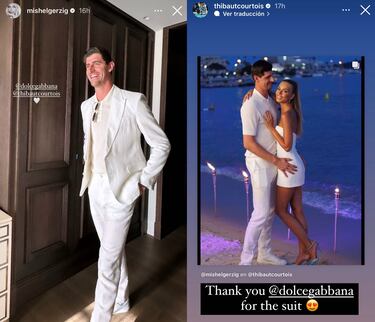 Así ha sido la preboda de Courtois y su prometida en Cannes