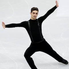 Javi Fernández, tercero tras el corto, su penúltimo programa