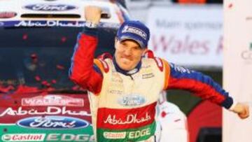 <b>CONTENTÍSIMO. </b>Latvala estaba encantado con su éxito.