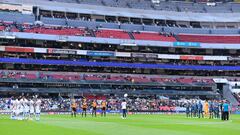 El Estadio Azteca previo al partido entre América y Querétaro.