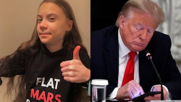 El último dardo envenenado de Greta Thunberg a Donald Trump: "Parece un viejo muy feliz"