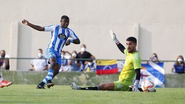 William de Camargo marc&oacute; el tanto del empate contra el Pontevedra.