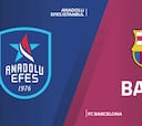 Resumen del Anadolu Efes-Barcelona de la Euroliga