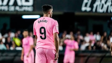 Yacine Qasmi debutó como jugador de la SD Eibar ante el Cartagena