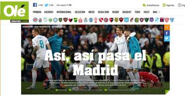"El Madrid anda sobre las aguas"